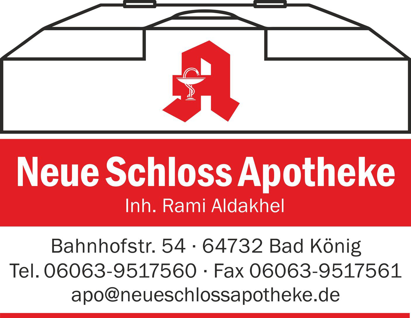 Logo der Firma "Neue Schloss Apotheke"